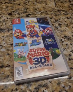 Super Mario 3d All stars open Case Never Been Used !