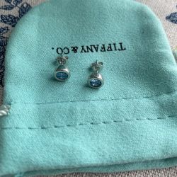Tiffany & Co. Tanzanite Sterling Silver Earrings
