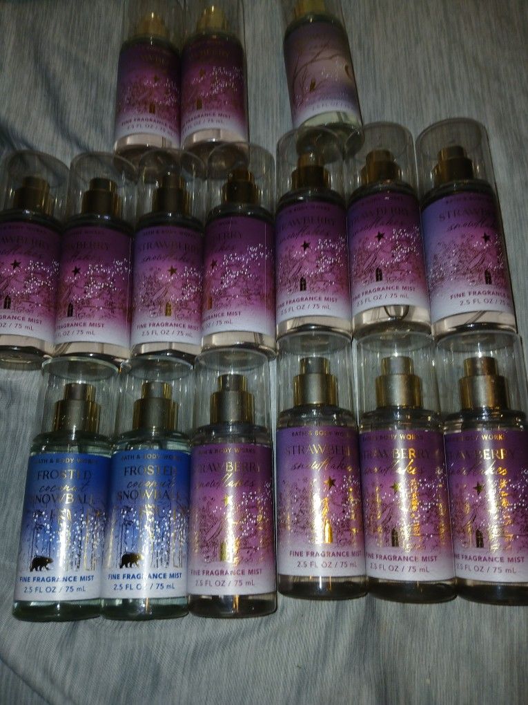 New Bath And Body Works Travel Mist