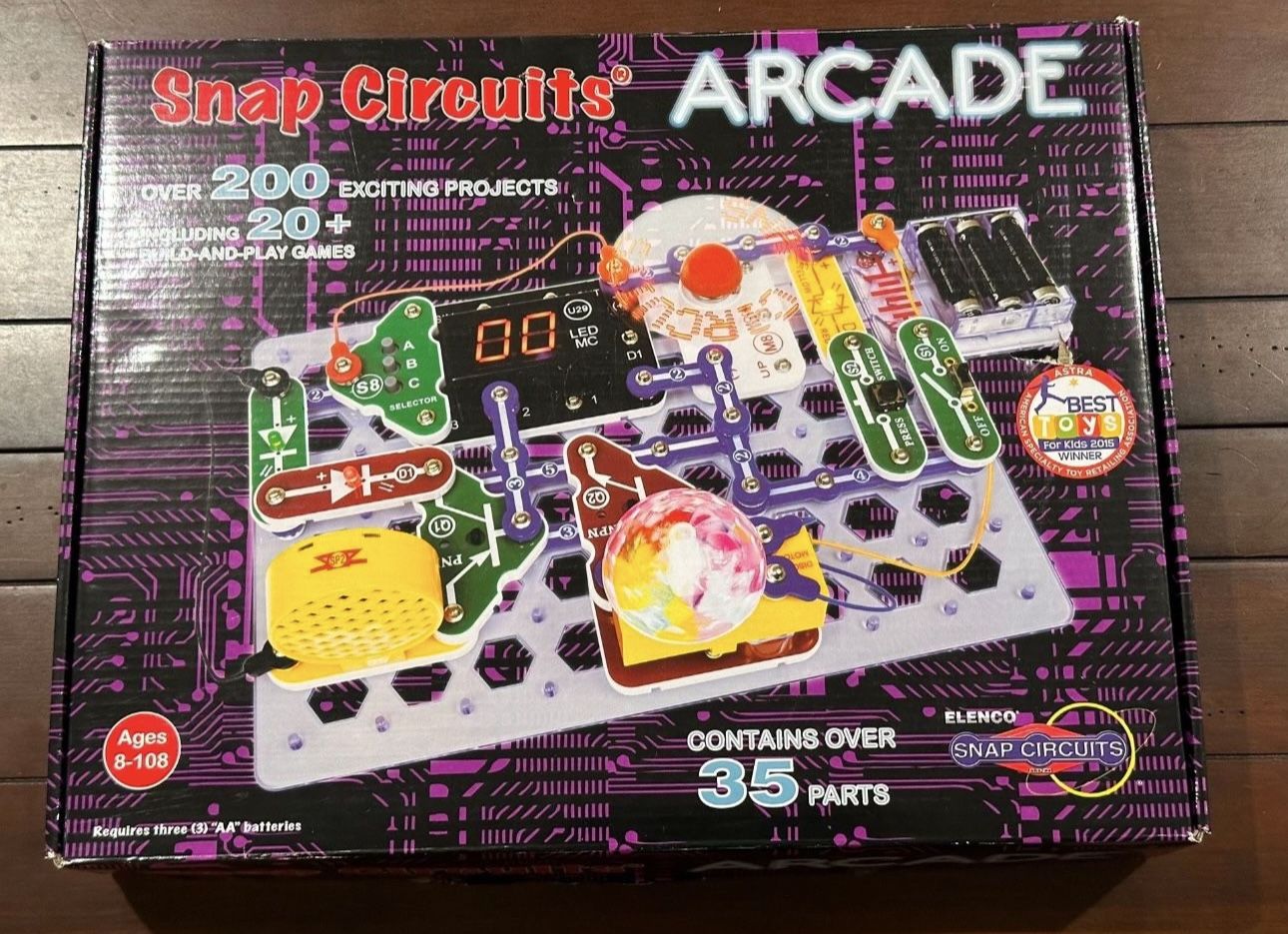 Snap Circuits Arcade by Elenco Games of Learning and Fun 200+ Projects STEM