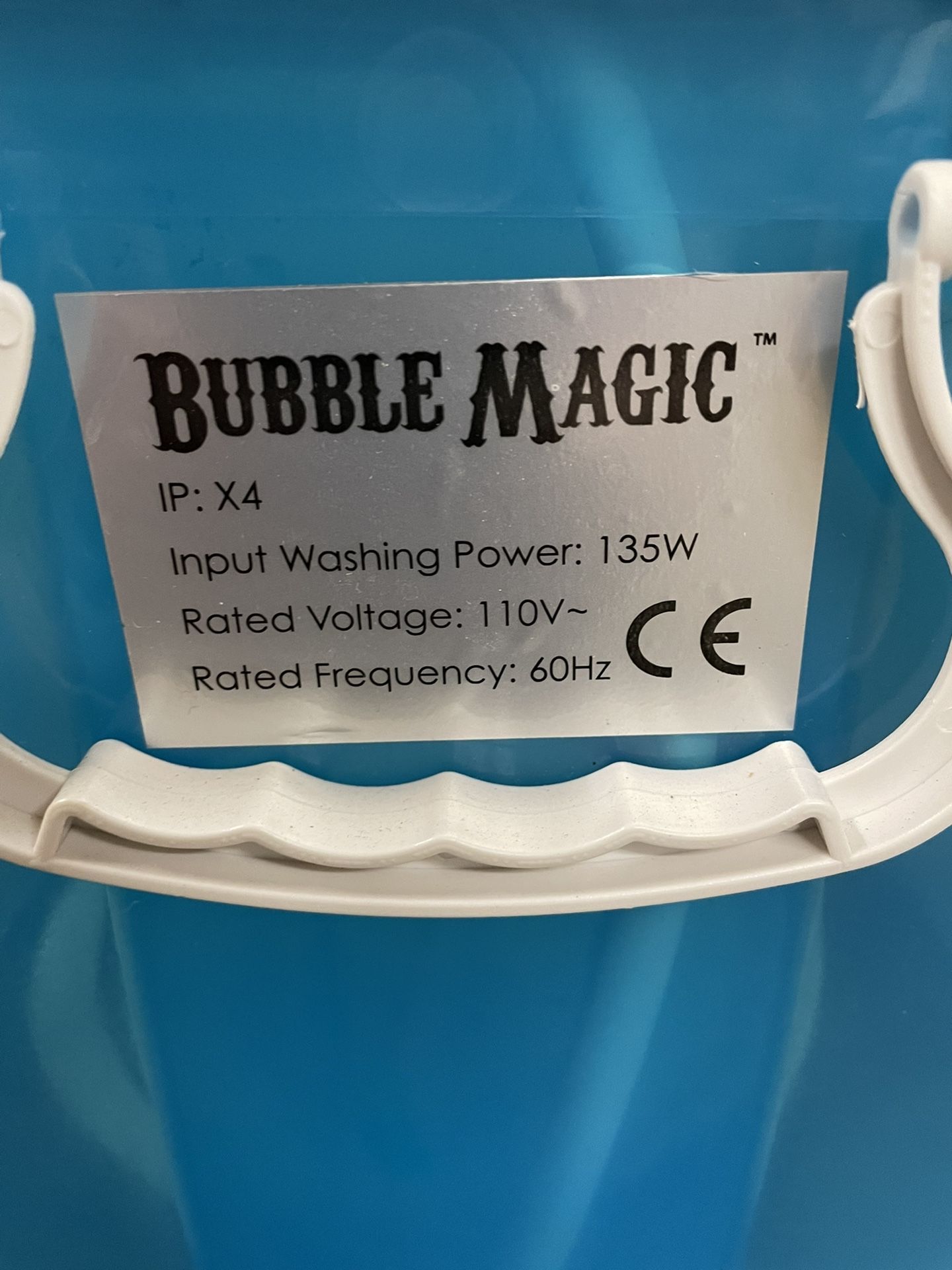 Bubble Magic 5 gallon washer