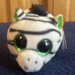 NEW Teeny Ty Zilla the Zebra Plush