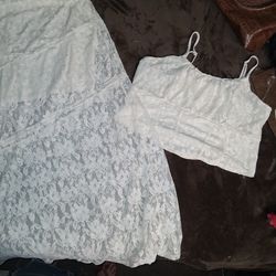 2 Peice Lace Dress Xtra Large