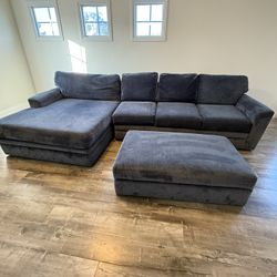 Couch W/ Ottoman 