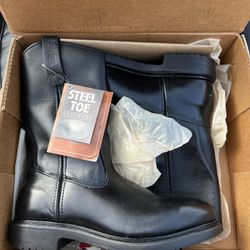 Steel Toe Boots Size 81/2