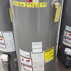 New Water Heater Nat Gas Rheem 50 Gallons with Warranty 