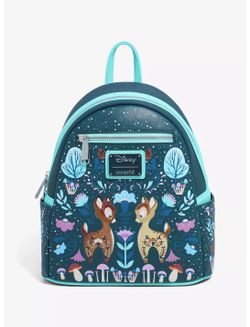 Loungefly Bambi Classic Backpack Disney Box Lunch Cute Floral Girls Gift Hot Topic Pop Culture Cartoon Kids