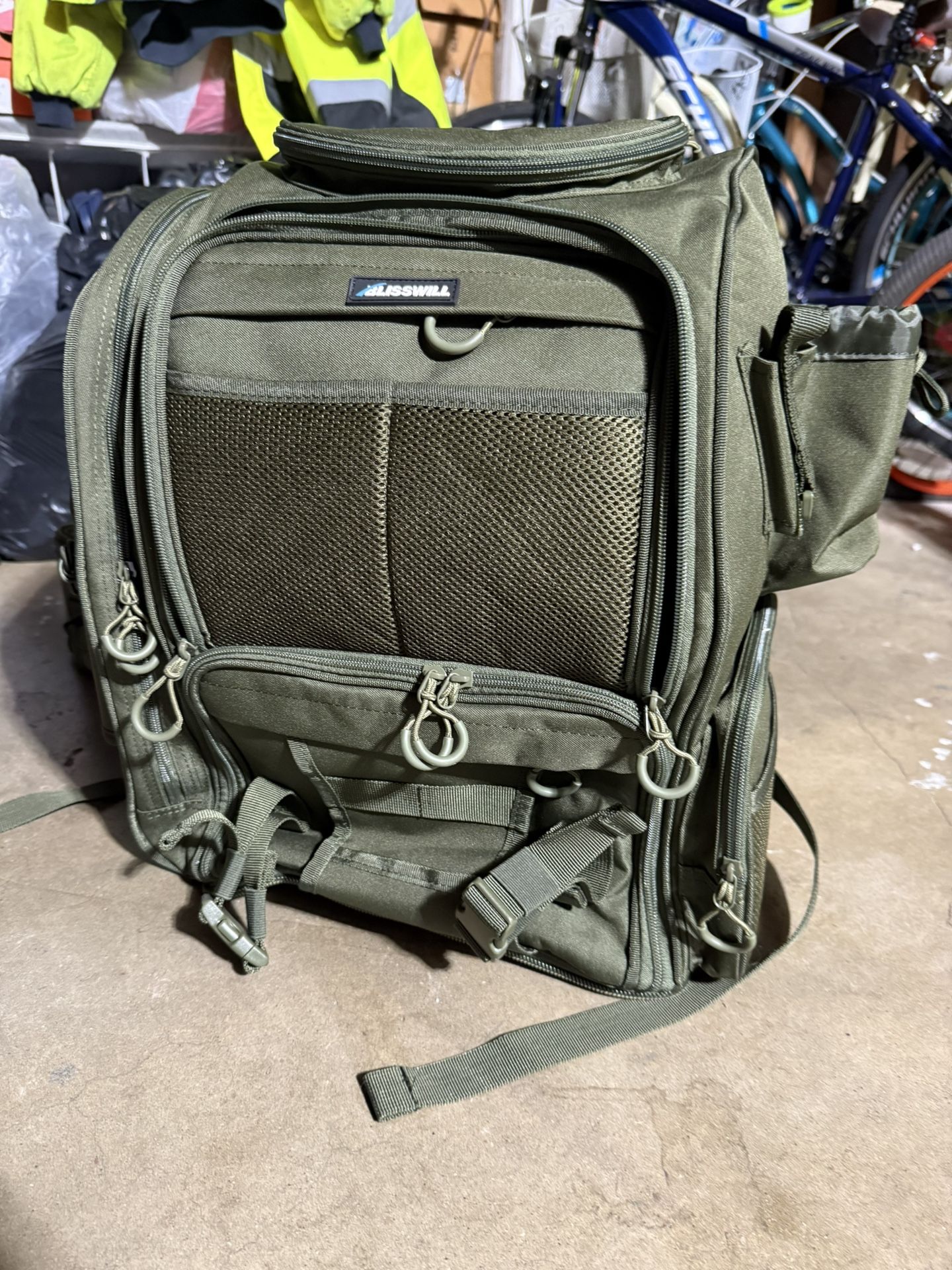BLISSWILL fishing tackle backpack