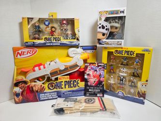 Ultimate ONE PIECE Anime Fan Bundle! 6-Piece Set (Funko, Nerf, Figures)