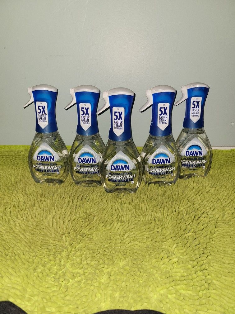 5 Dawn Powerwash Free And Clear 16oz Dish Soap Spray