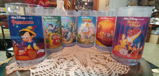 SET OF 12 DISNEY/BK COLLECTIBLE TUMBLERS