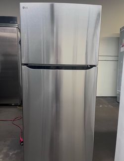 LG 30” Stainless Steel Top-Freezer Refrigerator — $450