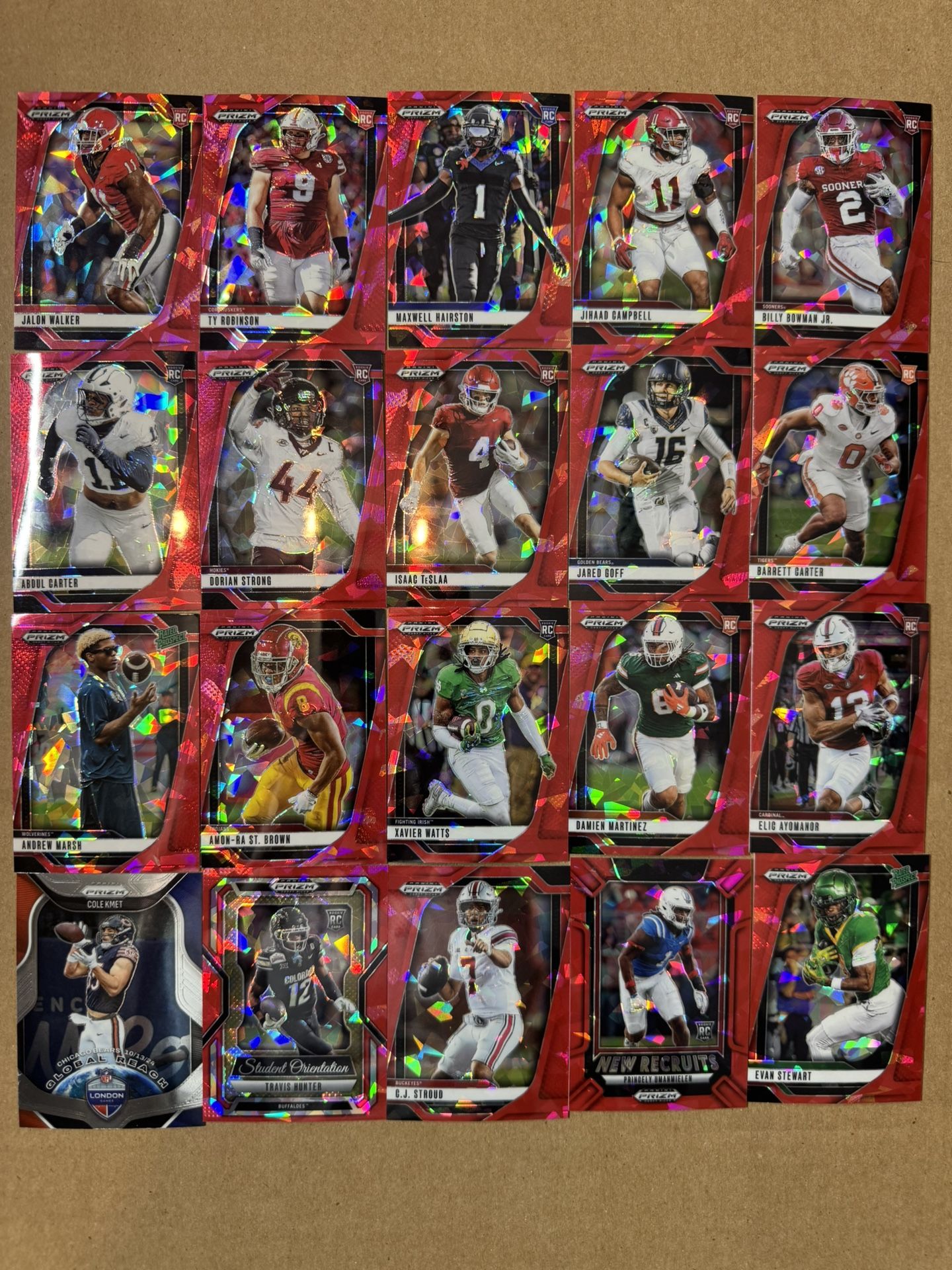 20 NFL Perfect Condition