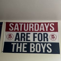 Barstool (Authentic) Saturdays Are For The Boys Flag