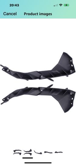 NewYall Pair Front Left and Right Bumper Bracket for Dodge Charger 2015-2017