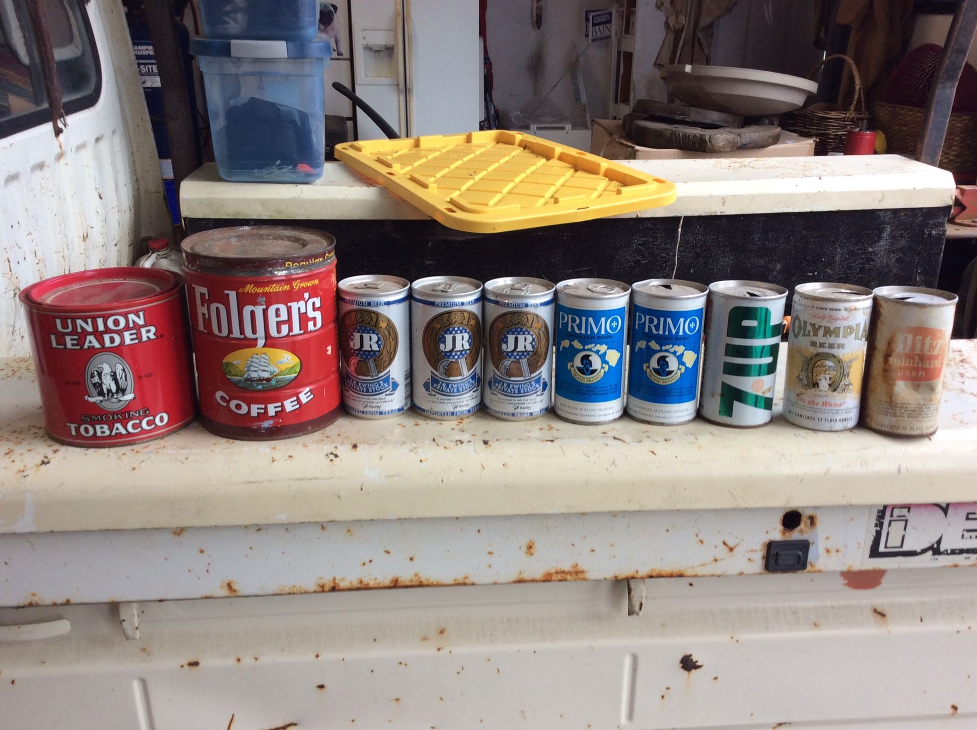 Antique cans