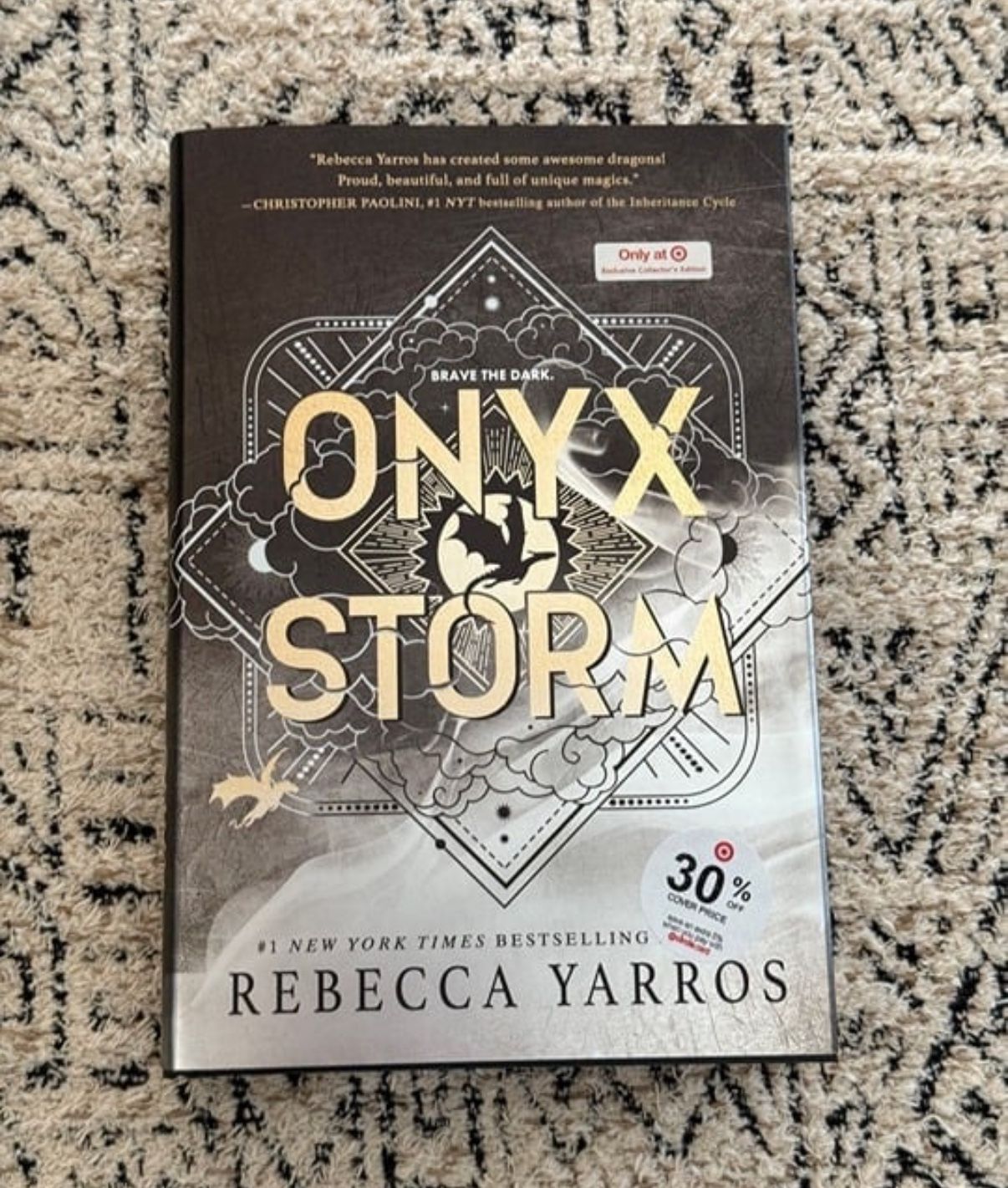ONYX STORM TARGET EXCLUSIVE HARDCOVER COLLECTORS EDITION BY REBECCA YARROS, NEW!
