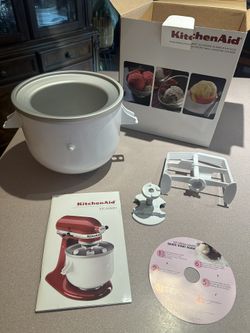 Kitchen Aid Ice Cream Maker Stand Mixer Attachment