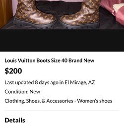 Louis Vuitton boots