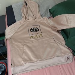 686 snowboarding hoodie (large)
