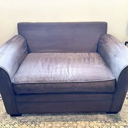 Grey Love Seat For Sale