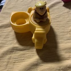 Vintage Dennys 1991 Stone Age Cruisers Barney Rubble