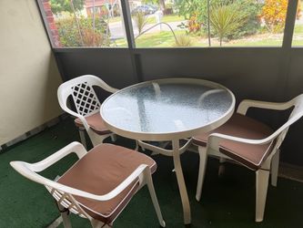 Outdoor Patio Table and Chair Set