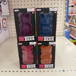 Schylling Nee Doh Gummy Bear Stress Toy (set of four)
