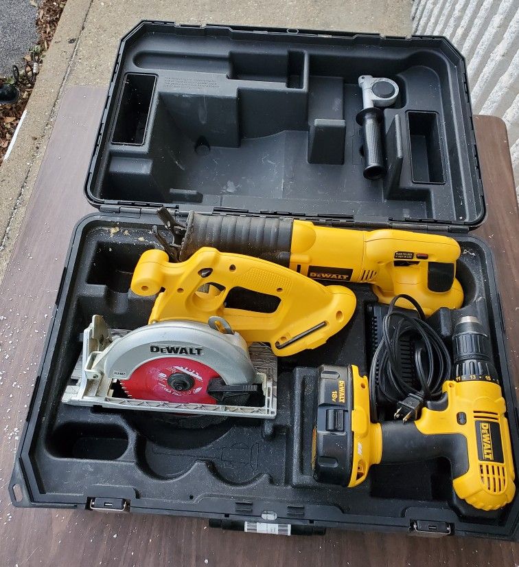 DeWalt 18v 3 Tool Kit