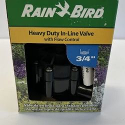 NEW Rain Bird CPF-075 3/4" In Line Sprinkler Valve With Flow Control