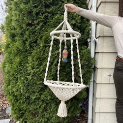 Macrame Cat Hammock