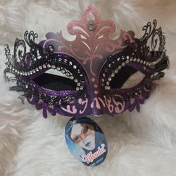 Pink/ Purple- Masquerade Mask- NEW*