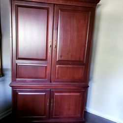 Solid Wood Armoire 