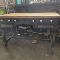 1920s Industrial Desk