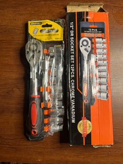 12 pcs 1/2 drive socket set