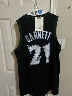 NBA Minnesota Timberwolves Kevin Garnett black jersey size xl