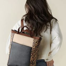 Cole Hann Grand Ambition Convertible Backpack Bag New 