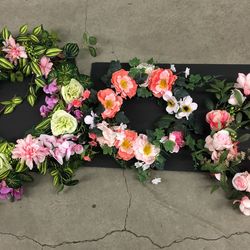 $15 Artificial Flower Wreaths