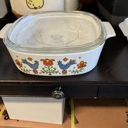 Two Quart Vintage Casserole Dish 