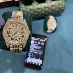 Moissanite Vvs Watch Passes Tester 