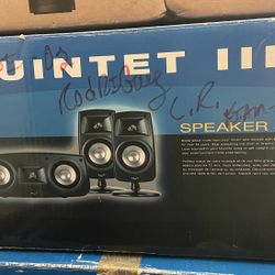 Klipsch 5.1 Surround Sound System With Yamaha RX-V461 Receiver & 2 Adjustable Speaker Stands $250 OBO