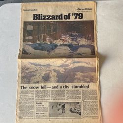 Chicago Tribune Blizzard Of ‘79