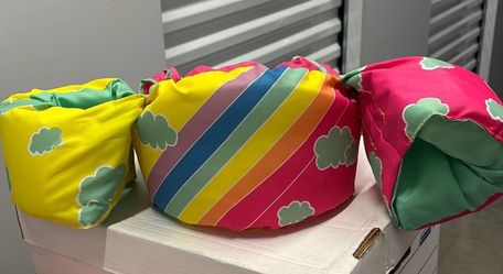 Kids Colorful Cloud & Rainbow Swim Floaties Set