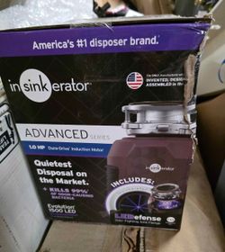 InSinkErator
Evolution 1500 LEDefense W/C, 1 HP Garbage Disposal, Continuous Feed Food Waste Disposer with EZ Connect Power Cord
NEW OPEN BOX ITEM 
BO
