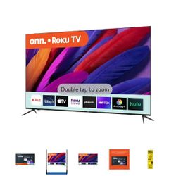 75"  Class 4k Frameless Roku Smart TV Brand New