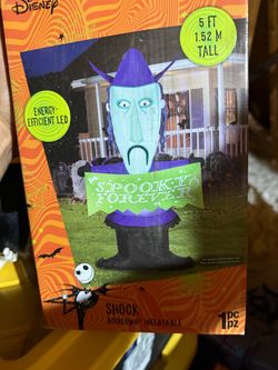 Halloween Nightmare before Christmas blow up