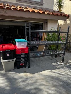 Heavy Duty Metal Garage Storage Shelving Unit