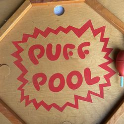 Antique Puff Pool Game