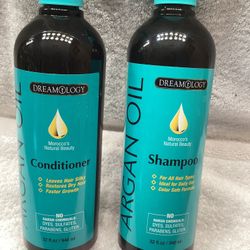 Dreamology Shampoo & Conditioner With Argan Oil 32oz Each