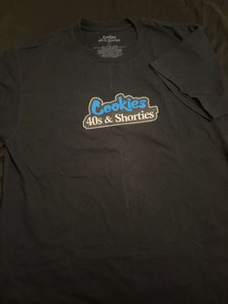 Cookies x 40s & Shorties Black Graphic Tee